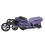 Purple Dot Foldable Pet Stroller with Swivel Wheel 8