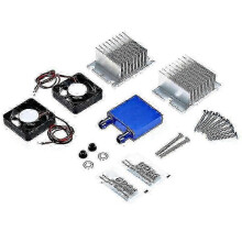 1 Set Mini Air Conditioner Diy Kit Thermoelectric Peltier Cooler Refrigeration Cooling System + Fan hwyC
