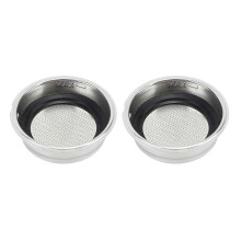 51mm Reusable Stainless Steel Filter Basket for Delonghi Semi Automatic Coffee Machine, Single Cup Portafilter Accessory hwy