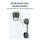 IP68 Waterproof M20 RJ45 Shielded CAT6A Female Panel Mount Socket Network Ethernet Adapter Extension Cable with Cable Hwy 3