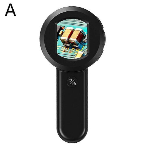(1pcs Black) HD Handheld Digital Magnifying Microscope for LIVE /appraisal Jewelry