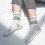 Women's 6 Pairs Rainbow Striped Socks - RIpj 5