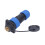 Waterproof Plug Socket Square Aviation Power Connector Butt Terminal Adapter AC 380V SP207 Pin 3