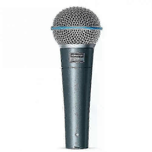 Shure BETA58A Supercardioid Dynamic Vocal Microphone with Cable for Live Performance