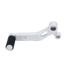 Motorcycle Folding Gear Shift Lever for 250SR SR250 Adjustable Length(Silver) Hwy