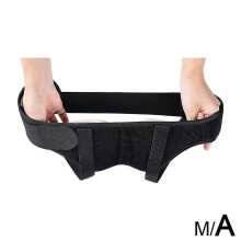 (M, Gray) Inguinal Hernia Support Belt Pain Relief Double Groin Hernia Truss Brace Adult