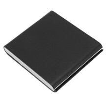 Stainless Steel Cigarette Case Ultrathin Lightweight Pocket Carrying Box for Hold 10 Cigarettes Black