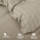 (Double, Beige) Stripe Duvet Cover Set & Pillowcase Pair 3