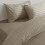 (Double, Beige) Stripe Duvet Cover Set & Pillowcase Pair 4