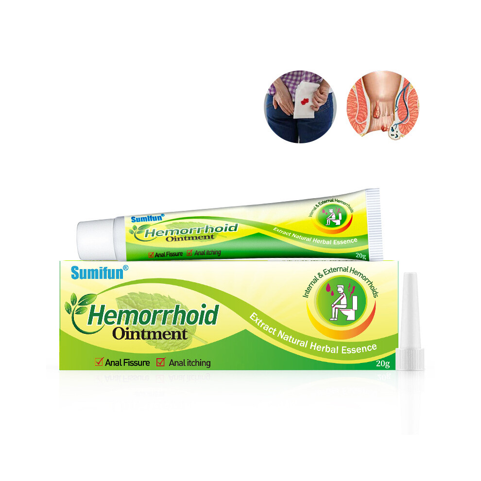 Jienaqin 20G Hemorrhoid Ointment, Natural Herbal Relief
