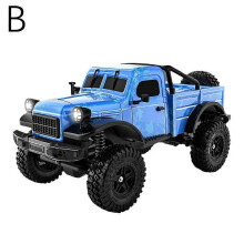 (SILVER) 1:18 Scale All Terrain Remote Control RCCrawler Car 2.4GHz Toy Off-Road Vehicle