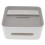 Tissue Box Cover Rectangular Plastic Remote Control Stationery Storage Napkin Box Holder for Office Living Room 1