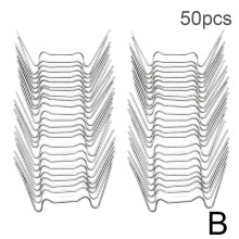 (50pcs) 25-100X Stainless Steel W Greenhouse Glazing Clips Elite Greenhouses Wire Clips