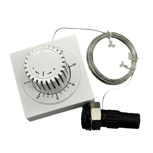 Lockable Thermostatic Radiators Valves Head with Offsets-5M 1