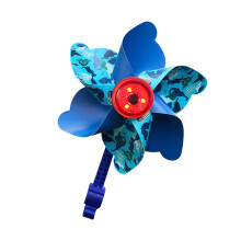 Windmill Warning Light Bike Handlebar Pinwheel-Dinosaur post