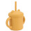 1 Pcs Silicone Sippy Cup Panda Pattern Baby Learning Training Cup Drop Resistant Silicone Sippy Cup with Handles Spout Lid 1