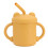 1 Pcs Silicone Sippy Cup Panda Pattern Baby Learning Training Cup Drop Resistant Silicone Sippy Cup with Handles Spout Lid 4