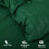 (Double, Emerald) Stripe Duvet Cover Set & Pillowcase Pair 3