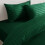 (Double, Emerald) Stripe Duvet Cover Set & Pillowcase Pair 4
