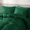 (Double, Emerald) Stripe Duvet Cover Set & Pillowcase Pair 7