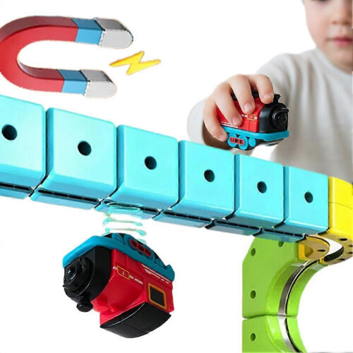 Magnetic Electric Train Expansion Rechargeable Type C for Flexible Tracks 2