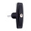 Clockwise Pop Up T Handle Lock Black with Weatherproof Gasket Nonthreaded for RV Toolbox 1
