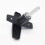 Clockwise Pop Up T Handle Lock Black with Weatherproof Gasket Nonthreaded for RV Toolbox 3