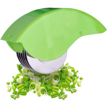 6Blade Manual Chopper Stainless Steel Blades PP Body Detachable Washable For Cilantro Parsley Scallion 1Pc