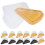 40Pcs Cake Slice Boxes Useful Cake Slice Containers Plastic Triangular Packaging Boxes 2
