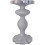 Silver Lady Mirrored Diamond Side Table 60cm 1
