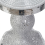 Silver Lady Mirrored Diamond Side Table 60cm 6