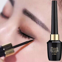 (Black)Waterproof & Sweatproof Eyeliner Liquid Pen, Long-Lasting Smudge-Proof, Multi-Specification Kit with Eyebrow Pencil & Mascara & Setting Spray