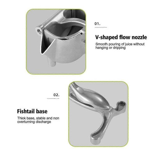 Heavy Duty Manual Fruit Juicer Press Lemon Orange Squeezer Citrus Extractor 2