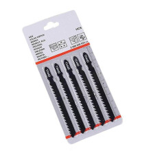 5x T244D HCS T-Shank Curved Jigsaw Blades for Wood Fast Cutting Pack