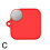 (Red) earphone protective case for The CMF BudsPro 2 Silicone case Fall prevention 1