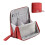 (Red) Classic Large capacity linen pencil case Minimally Handheld Student Premium Quality Versatile Powerful 1