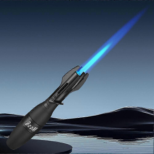 (Gift Box,Monet Gray)2026 Hot!! Rocket-Fidgets Lighter Powerful jet-flame, windproof efficient. Cigars Accessories 1