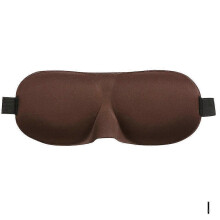 (coffee) Travel 3D Eye Mask Sleep Soft Padded Shade Cover Rest Relax Sleeping Blindfol