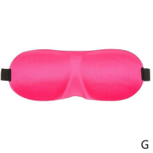 (rose) Travel 3D Eye Mask Sleep Soft Padded Shade Cover Rest Relax Sleeping Blindfol
