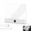 (White) LED Flat Panel Night Vision Reading Light Eye Protection Reading Light Student Night Light Creative LED Book Eye Care Light 1