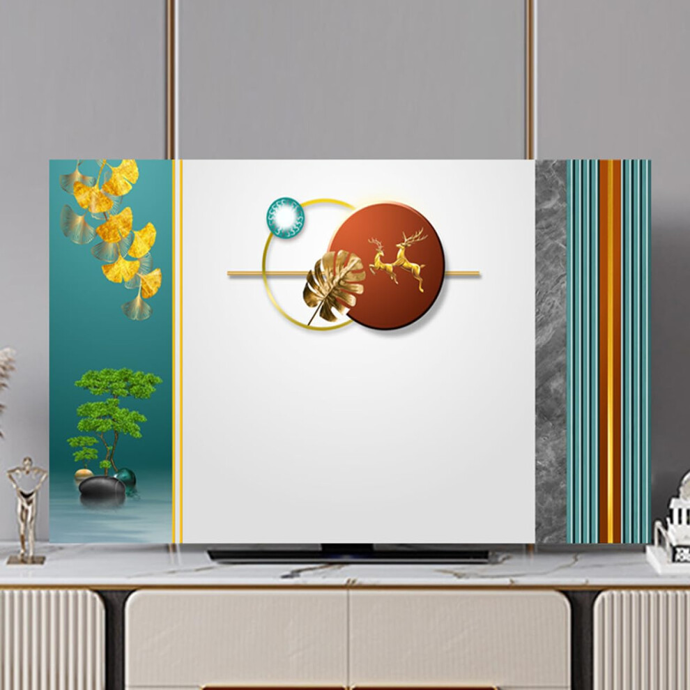 80 Inch Waterproof Crystal Velvet Tv Dust Cover With Uv Protection For Universal Flat Screens 9073542791904