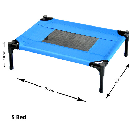 Actiaspet Small Elevated Dog Bed Mesh Raised Cot 1