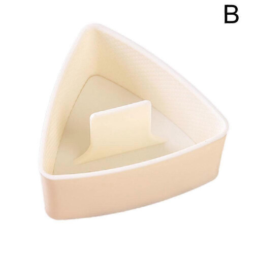 (Beige 140L, Beige) Triangle Sushi Mold Press, Rice Ball Mold Makers