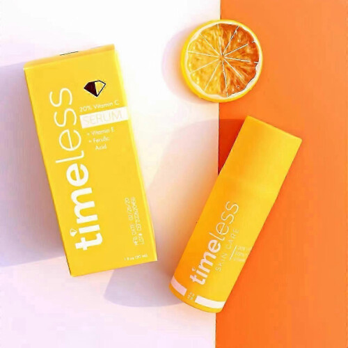 Timeless 20% Vitamin C with E and Ferulic Acid Serum for Youthful Skin in a 30ml Bottle, UK Favourite