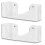 (Transparent 2pcs) Elegant Premium Household Closet Hat Rack Hat Organizer for Baseball Caps Space Saving Plastic Versatile 1