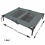 Actiaspet Large Grey Elevated Dog Bed Raised Cot 2