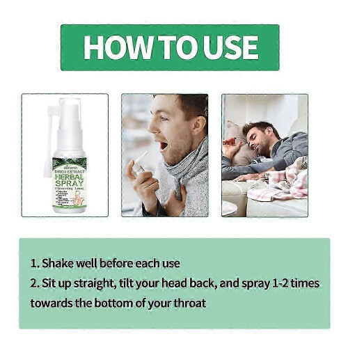 (1PC)1~5x Herbal Lung Clearing And Repairing Spray NEw 2