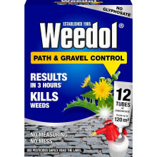 Weedol Path & Gravel Weed Killer 12 Tubes | Long Lasting Feed