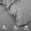 (Super King, Grey) Stripe Duvet Cover Set & Pillowcase Pair 5
