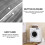 (Super King, Grey) Stripe Duvet Cover Set & Pillowcase Pair 9